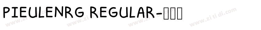 PIEULENRG REGULAR字体转换